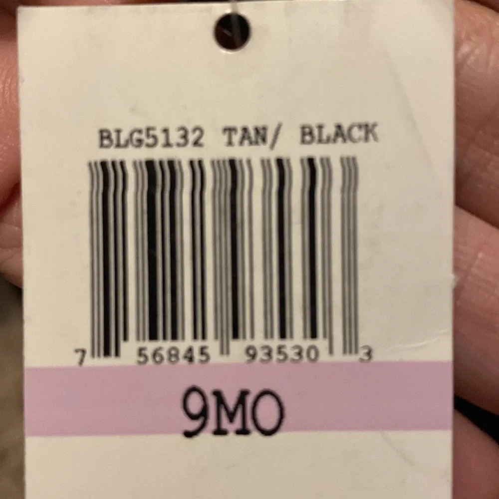 Bloomies girls extra soft top of dress size 9 months leopard top with solid blk